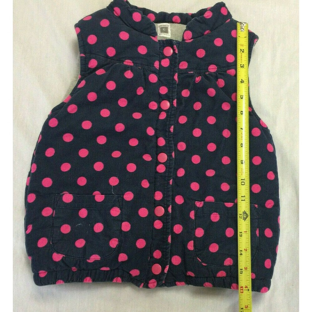CARTERS CORDUROY GIRLS VEST SIZE 6